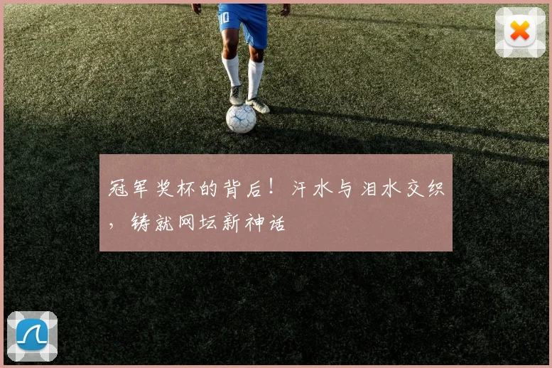 冠军奖杯的背后！汗水与泪水交织，铸就网坛新神话
